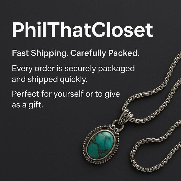 Lab Created Blue Sapphire Cubic Zirconia Pendant ONLY | Sterling Silver 925 - Picture 6 of 10